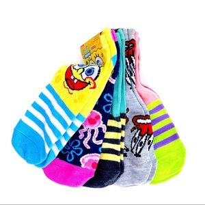🆕 Nickelodeon Spongebob Patrick Womens Socks